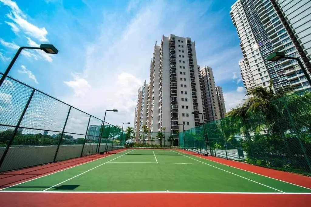 温馨休闲家庭套房3房3厕 6-8人 Danga Bay Country Garden Yi Jia名宿 新山 马来西亚